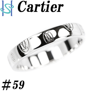 カルティエ ハッピーバースデー スモール K18WG #59 メンズ ユニセックス Cartier 送料無料 美品 中古 SH95314