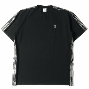 VETEMENTS ヴェトモン Tシャツ サイズ:L ロゴテープ デザイン オーバーサイズ LOGO TAPE T-SHIRT 21SS ブラック 黒 トップス シンプル