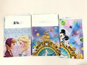 ディズニー 15周年時 ショップ袋 ビニール３点セット!! ディズニー 他 ショップ袋 やや美品 中古 送料185円