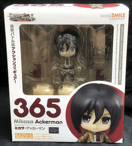 (新品未開封) グッドスマイルカンパニー ねんどろいど 365 進撃の巨人 ミカサ・アッカーマン (初版)