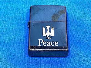 4/026【傷・汚れ有り】 Zippo ジッポー オイルライター Peace ピース 喫煙具