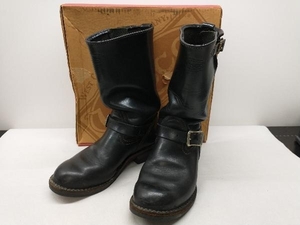 WESCO The Boss BK7700430 エンジニアブーツ ロングブーツ レザー 本革 メンズ 約25.5〜26.0cm Size 8E ブラック 箱あり