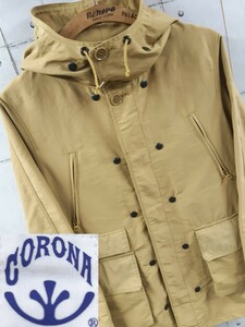 SALE！売り切り！CORONA QUALITY GARMENTS マウンテンパーカー コロナ 60/40 S ベージュ