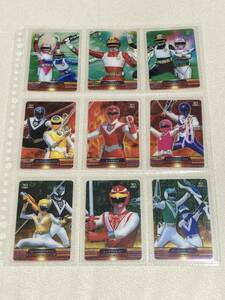 (トレカ)森永スーパー戦隊30周年記念カード「チェンジマン　マスクマン　ライブマン」MORINAGA