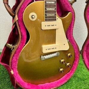 【中古品】『5-098』Gibson Les Paul gold ギブソン ゴールド エレキギター ケース付き