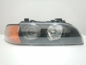 ☆◇ BMW E39 5シリーズ 右ヘッドライト 前期 コーナーオレンジ ハロゲン (在庫No:A33082) (6521) ☆