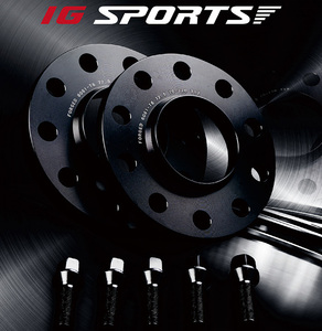 IG SPORTS ユーロスペーサー 2枚セット アウディ VW 15mm PCD100/112 10穴 φ57.1 M14×P1.5 取付座13R 17HEX ハブ付 付属ボルト42mm