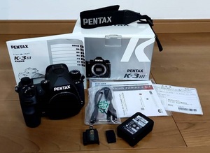 2024年3月にメンテナンス済 PENTAX ペンタックス K-3 MARK 3 III デジタル一眼レフ ボディ ブラック