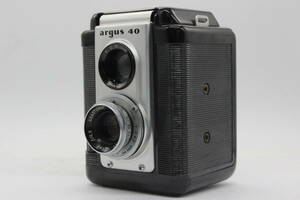 【返品保証】 アーガス Argus 40 COATED VAREX ANASTIGMAT 75mm F4.5 二眼カメラ s9584