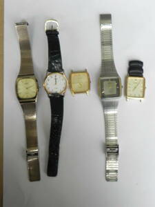 中古 ★　SEIKO　Dolce　３点　＋　他　（ジャンク扱い）：　WA-４１