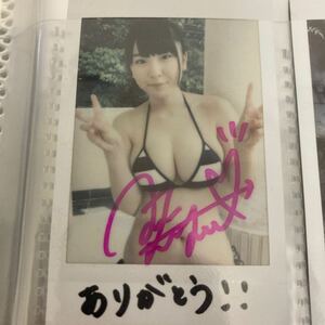 藤井澪　サイン入りチェキ22