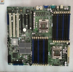 美品 SUPERMICRO X8DTN+ マザーボード IIntel 5520 + ICH10R LGA Sockets 1366 2×Intel 5500 series Xeon Quad/Dual-Core Ext ATX DDR3