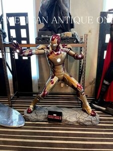 アイアンマン3（ロバート・ダウニー・ジュニア）　クリーンバージョン　マックルマネキン　身長180cm　等身大フィギュア　LA直輸入
