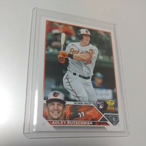 即決のみ ★ADLEY RUTSCHMAN★ルーキー RC BALTIMORE ORIOLES 2023年 TOPPS 大量 引退品 在庫処分 WBC プロ野球カード MLBカード ROOKIE