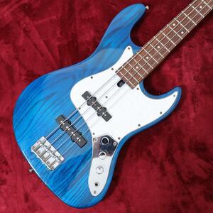 【7515】 Bacchus Jazz Bass 青 ASH 木目 バッカス