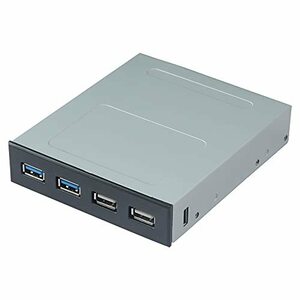 PF-004B 3.5ベイUSB2.0USB3.0フロント