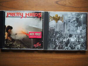 ◆◇送料無料/中古 プリティ・メイズ CD 2枚セット Pretty Maids Red, Hot And Heavy Sin-Decade PC読込確認済◇◆