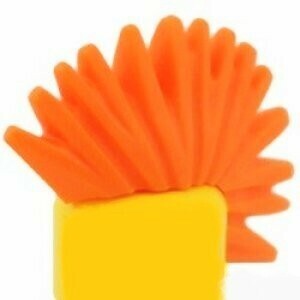 LEGO レゴ モヒカン オレンジ 髪 髪の毛 髪型 ヘア ブロック パーツ 正規品 新品未使用