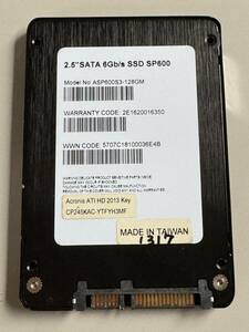 ADATA SSD 128GB【動作確認済み】1317　