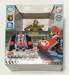 新品未開封 送料無料 ミニマリオカートRCコレクション ゴールドマリオ ラジコン