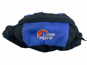 Lowe Alpine (ロウアルパイン) ボディバッグ ショルダーバッグ ウエストバッグ ウエストポーチ レジャー ブラック×ブルー メンズ/004