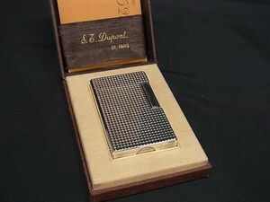 1円 ■美品■ S.T.Dupont エス・テー・デュポン ライン1 ラージ 高級ガスライター ローラーガスライター 喫煙グッズ シルバー系 AW4584