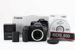 【美品】 キャノン Canon EOS 80D ボディ 【元箱付き・付属品多数】 ♯C0101C32030EDGB