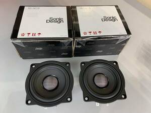 【新品】SonicDesign SD-N77E ×２本 Casual Line Speakers E class【ソニックデザイン スタンダードモデル 77mmスピーカーユニット】