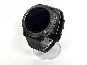 【動作保証】 GARMIN ガーミン GPSウォッチ Fenix 6X PRO DUAL POWER 中古 T8806835