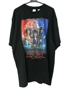 Motley Cre Motley Crue モトリークルー オーバーサイズ Tシャツ 黒 ブラック XXXL 3XL バンド ロック ストリート パンク メタル 古着