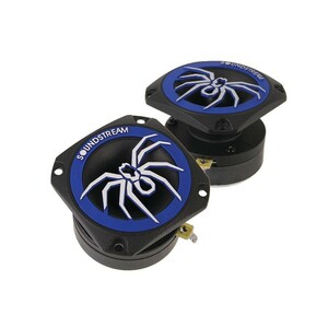 SPT-20 Pro Audio用 2.5cm (1インチ) アルミツイーター(ペア) Max.350W サウンドストリーム Soundstream