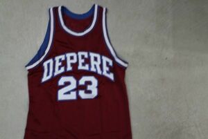 【古着CHAMPION NBA DEPERS GAME TOPS タンクトップ赤M】チャンピオンバスケットボールユニフォーム背番号23HIPHOPダンスDANCE 7832