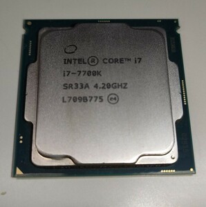 CPU Intel Core i7 7700K 4.2GHz　【NCNR】