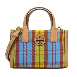 トリーバーチ TORY BURCH チェック柄 メッシュ ミニトート ミニバッグ 斜め掛け 150103 750 アウトレット レディース 