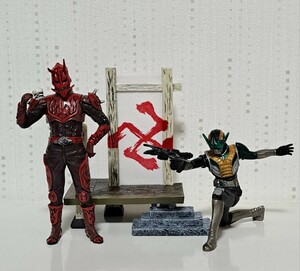 【 仮面ライダー モモタロス ゼロノス ジオラマ フィギュア セット 】※モモタロス 約10センチサイズ