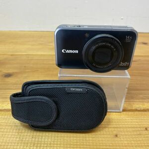 E4034【コンパクト】【動作品】 Canon／キャノン Power Shot SX210 IS デジタルコンパクトカメラ バッテリー／ソフトケース付き