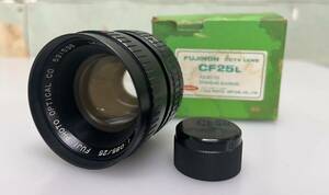 FUJINON TV CF25L 25mm f/0.85 CCTV レンズ　東芝　低照度レンズ　