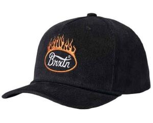 Brixton Parsons Flame C MP Snapback Hat Cap Black キャップ 