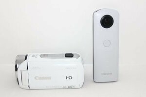 【360度カメラ＋ビデオカメラまとめ売り】Canon・RICOH #0093-605