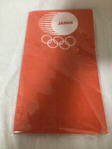 東京2020 オリンピック JAPAN OLYMPIC TEAM 2020 手ぬぐい 約W350×H900mm オレンジ 手拭い 送120