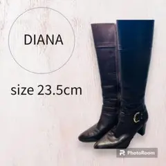 【訳あり】ダイアナ ロングブーツ　レディース　23.5cm DIANA ヒール