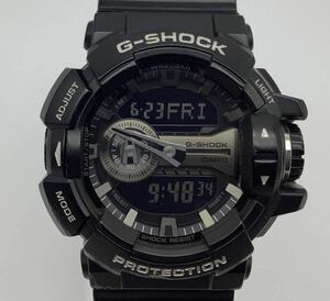 75 稼働品 CASIO カシオ G-SHOCK Gショック GA-400GB ブラック 黒 メンズ腕時計 