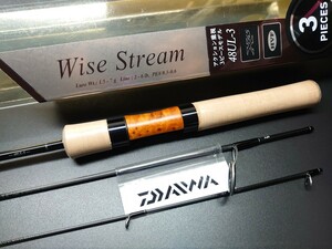 未使用品 ダイワ ワイズストリーム 48UL-3・Q 3ピースモデル DAIWA WISE STREAM 48UL-3 Q ネイティブトラウト