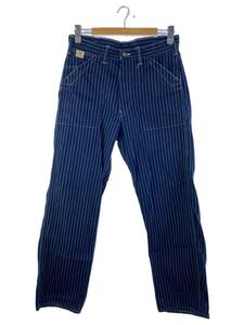 SUGAR CANE◆WABASH STRIPE ENGINEER PANTS/32/コットン/NVY/ストライプ/SC40786//