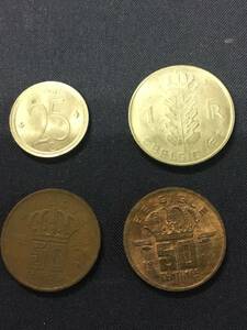 ベルギーの硬貨　４枚