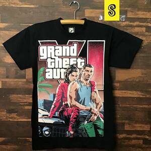 グランドセフトオート　6 イラスト　Tシャツ　Sサイズ　Grand Theft Auto 半袖