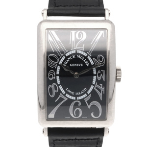 フランクミュラー ロングアイランド 腕時計 時計 18金 K18ホワイトゴールド 1200SC 自動巻き メンズ 1年保証 FRANCK MULLER 中古