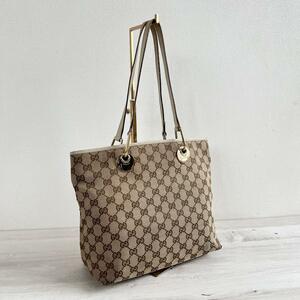 GUCCI グッチ GGキャンバス トートバッグ ハンドバッグ ベージュ 189552