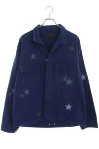 クロムハーツ Chrome Hearts French work jacket サイズ:L スターパッチフレンチワークジャケット 中古 SJ02