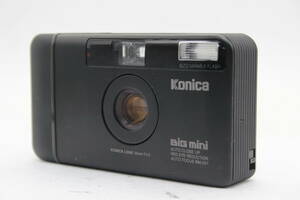 【返品保証】 コニカ KONICA Big Mini BM-301 ブラック 35mm F3.5 コンパクトカメラ v384